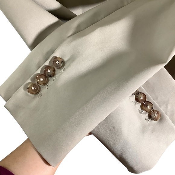 LouLou Studio Stone Donau Double-Breasted Blazer 100% Wool - Picture 8 of 11